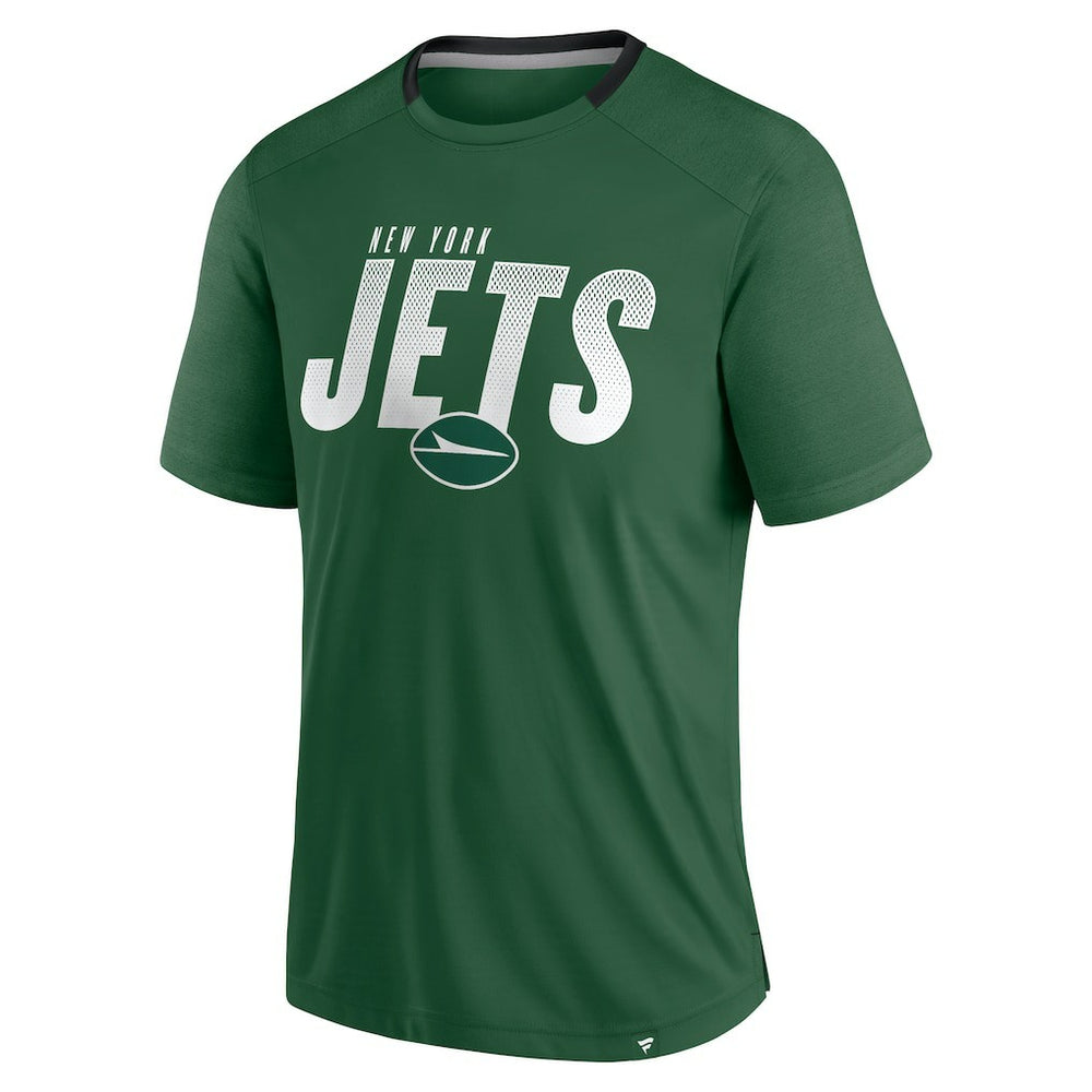 New York Jets Defender Fade Slant T-Shirt Green - Fanatics