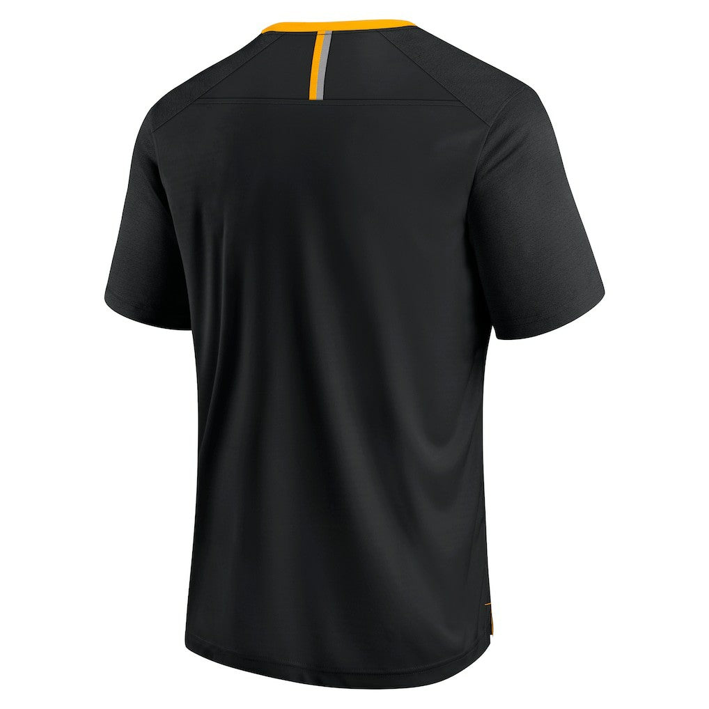 Pittsburgh Steelers Defender Fade Slant T-Shirt Black - Fanatics