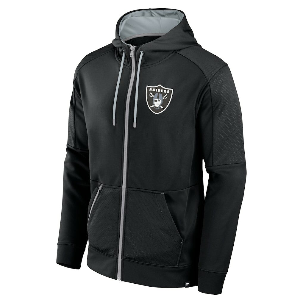 Las Vegas Raiders Defender Full-Zip Hoodie Black - Fanatics
