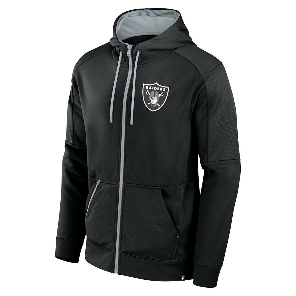 Las Vegas Raiders Defender Full-Zip Hoodie Black - Fanatics