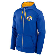 Los Angeles Rams Defender Full-Zip Hoodie Royal - Fanatics