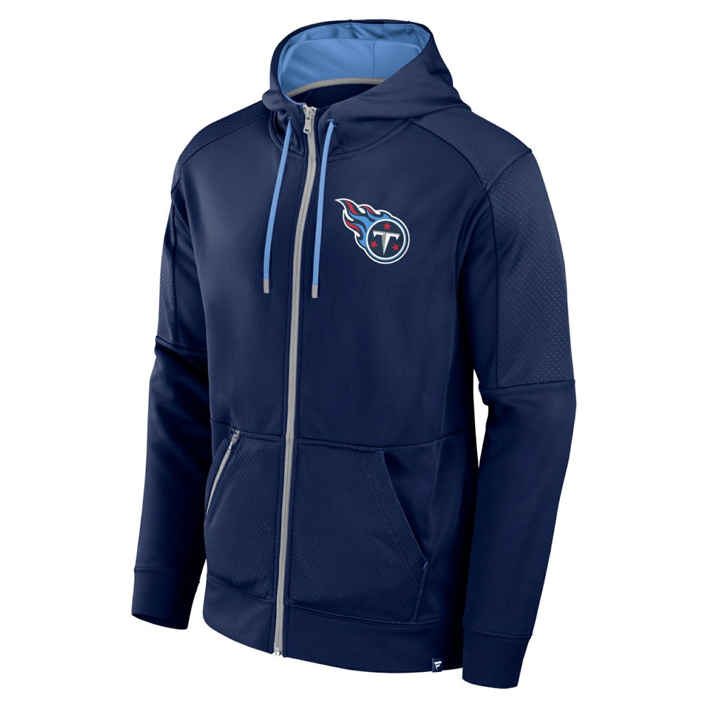 Tennessee Titans Defender Full-Zip Hoodie Navy - Fanatics