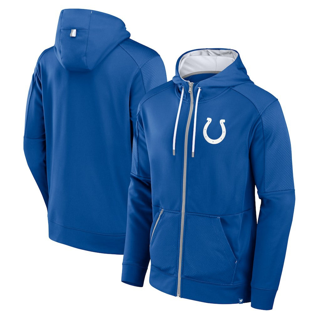Indianapolis Colts Defender Full-Zip Hoodie Royal - Fanatics