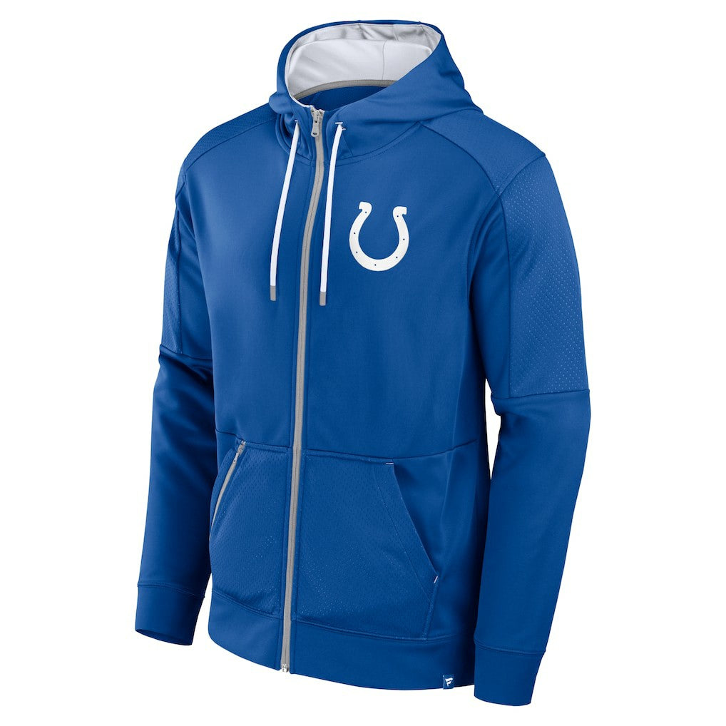 Indianapolis Colts Defender Full-Zip Hoodie Royal - Fanatics