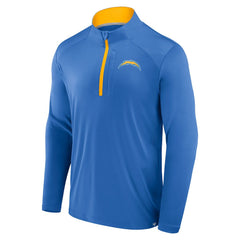Los Angeles Chargers Defender Long Sleeve Quarter-Zip Jacket Powder Blue - Fanatics