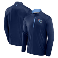 Tennessee Titans Defender Long Sleeve Quarter-Zip Jacket Navy - Fanatics