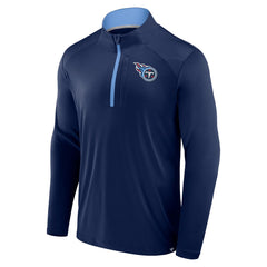 Tennessee Titans Defender Long Sleeve Quarter-Zip Jacket Navy - Fanatics