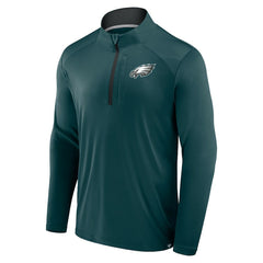 Philadelphia Eagles Defender Long Sleeve Quarter-Zip Jacket Midnight Green - Fanatics