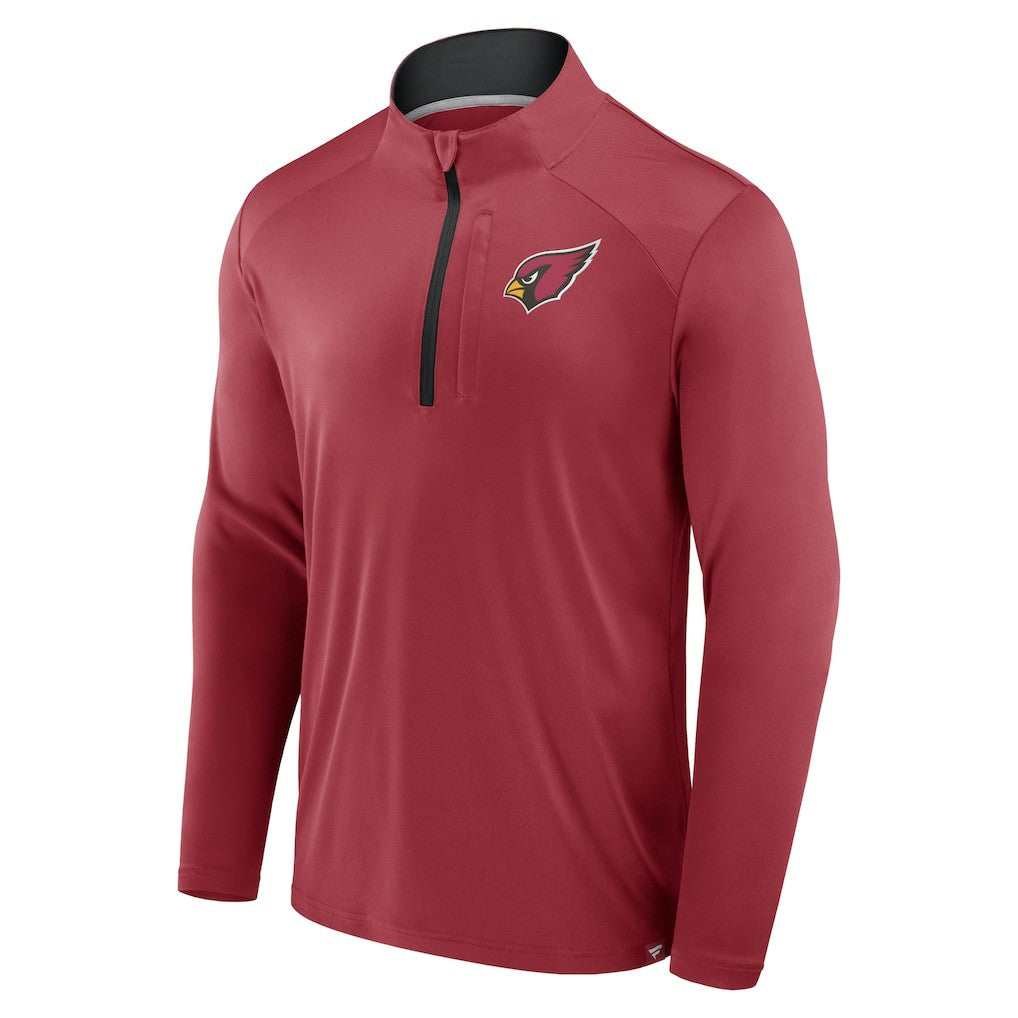 Arizona Cardinals Defender Long Sleeve Quarter-Zip Jacket Cardinal - Fanatics