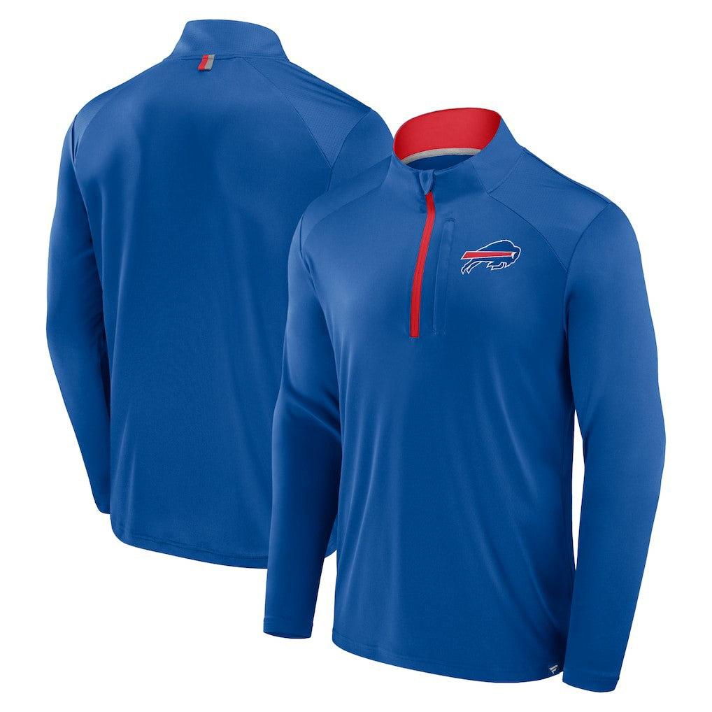 Buffalo Bills Defender Long Sleeve Quarter-Zip Jacket Royal - Fanatics