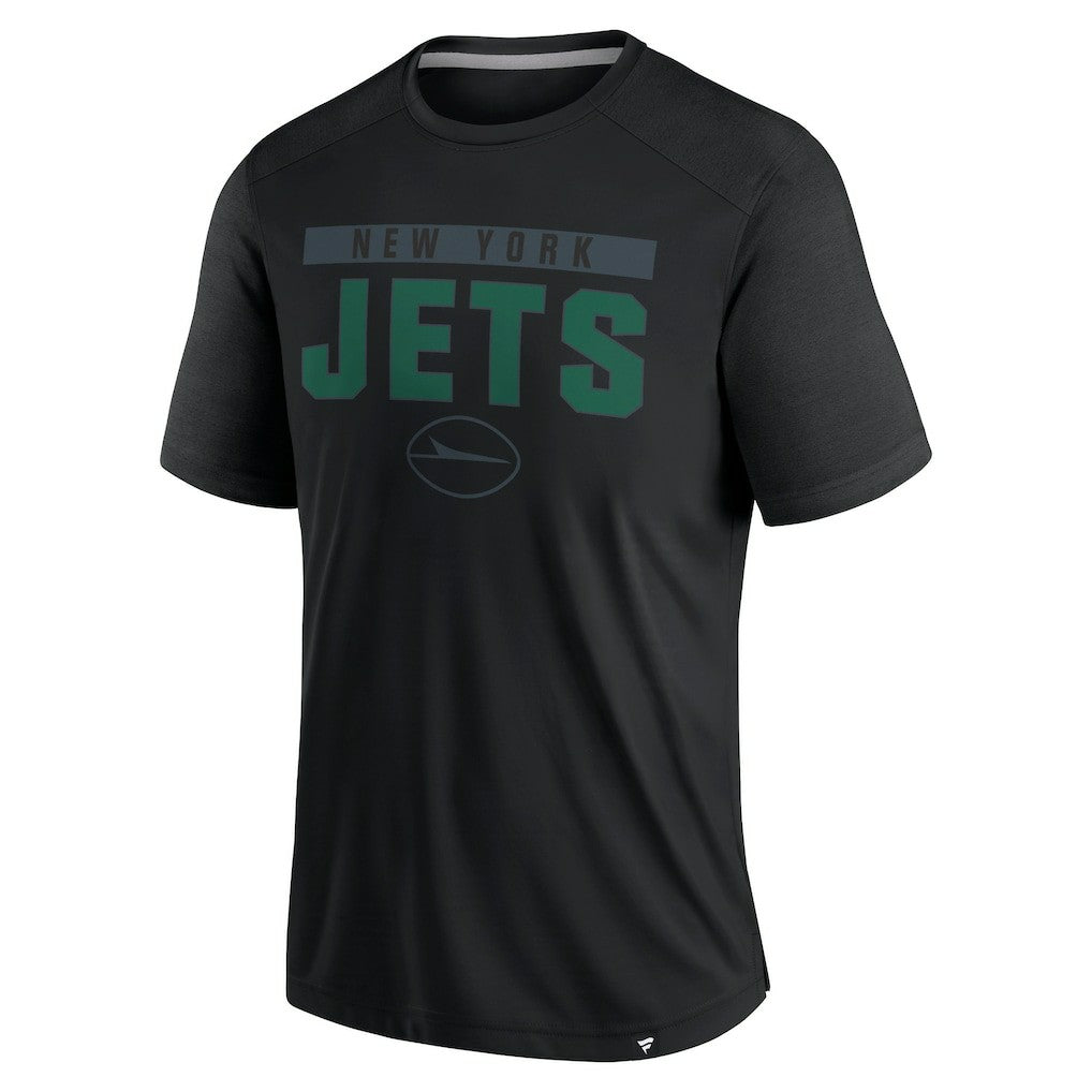 New York Jets Defender Blackout T-Shirt Black - Fanatics