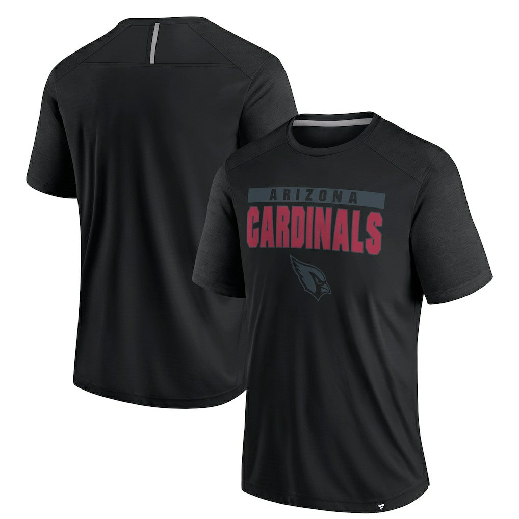 Arizona Cardinals Defender Blackout T-Shirt Black - Fanatics
