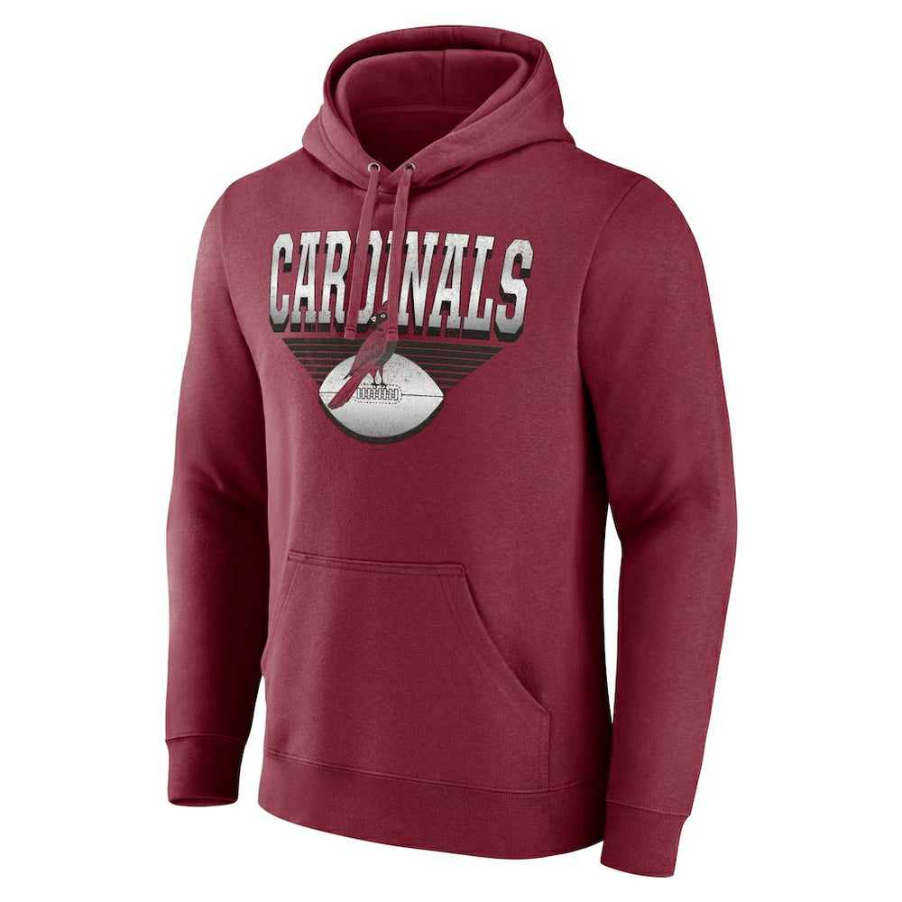 Arizona Cardinals Geometric Chrome Pullover Hoodie Cardinal - Fanatics