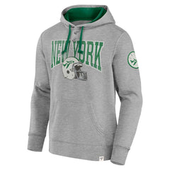 New York Jets Label Maker Pullover Hoodie Heather Gray - Fanatics