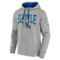 Seattle Seahawks Label Maker Pullover Hoodie Heather Gray - Fanatics