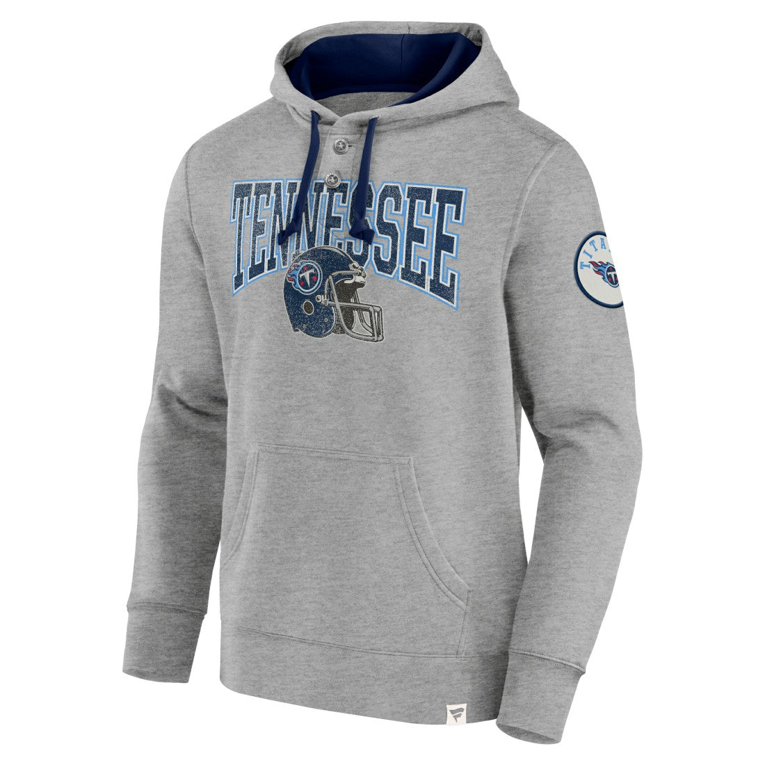 Tennessee Titans Label Maker Pullover Hoodie Heather Gray - Fanatics