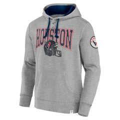 Houston Texans Label Maker Pullover Hoodie Heather Gray - Fanatics