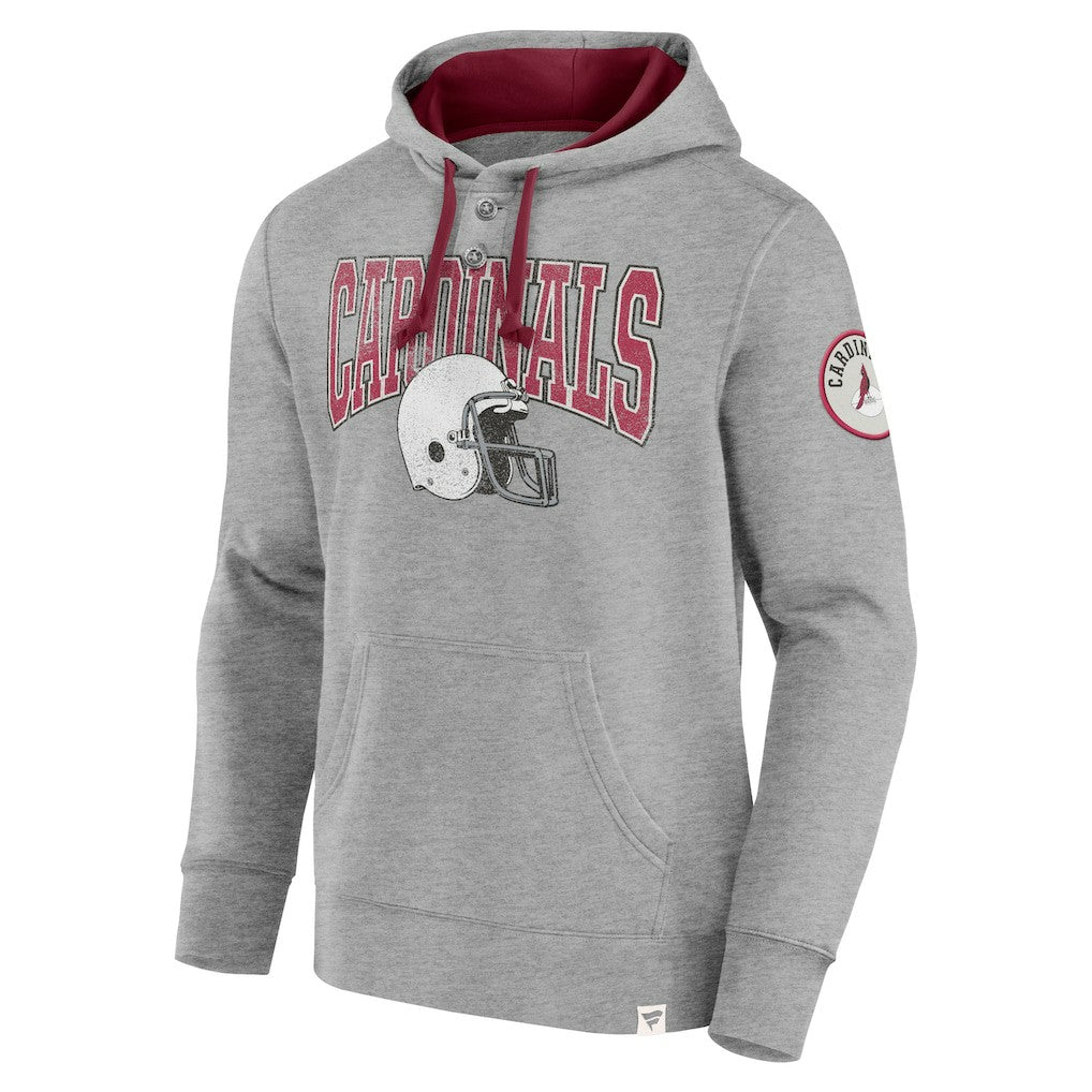 Arizona Cardinals Label Maker Pullover Hoodie Heather Gray - Fanatics