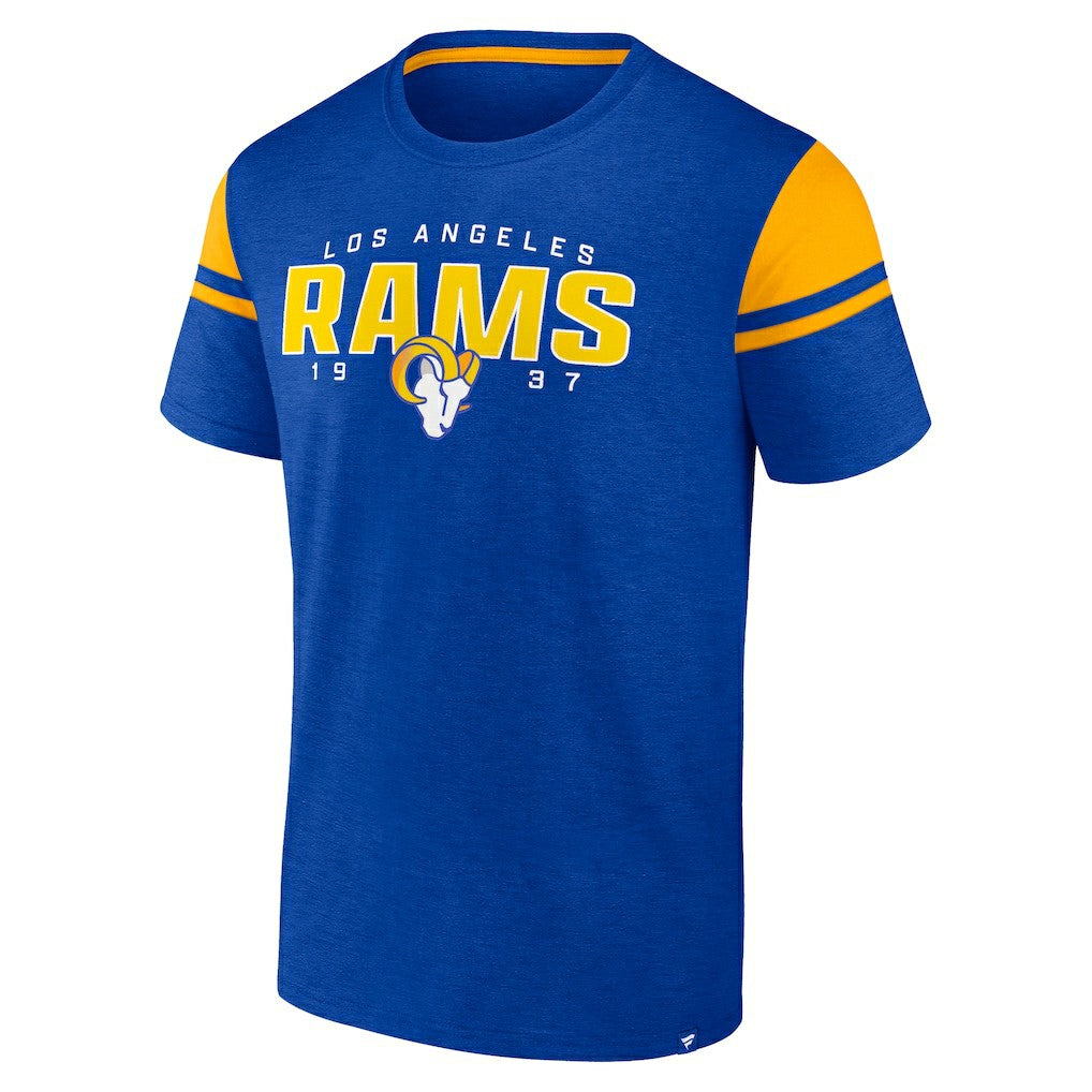 Los Angeles Rams Old School Play Slub T-Shirt Royal - Fanatics