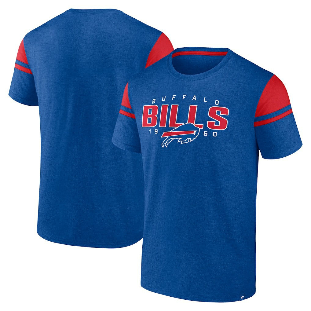 Buffalo Bills Old School Play Slub T-Shirt Royal - Fanatics