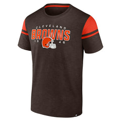 Cleveland Browns Old School Play Slub T-Shirt Brown - Fanatics