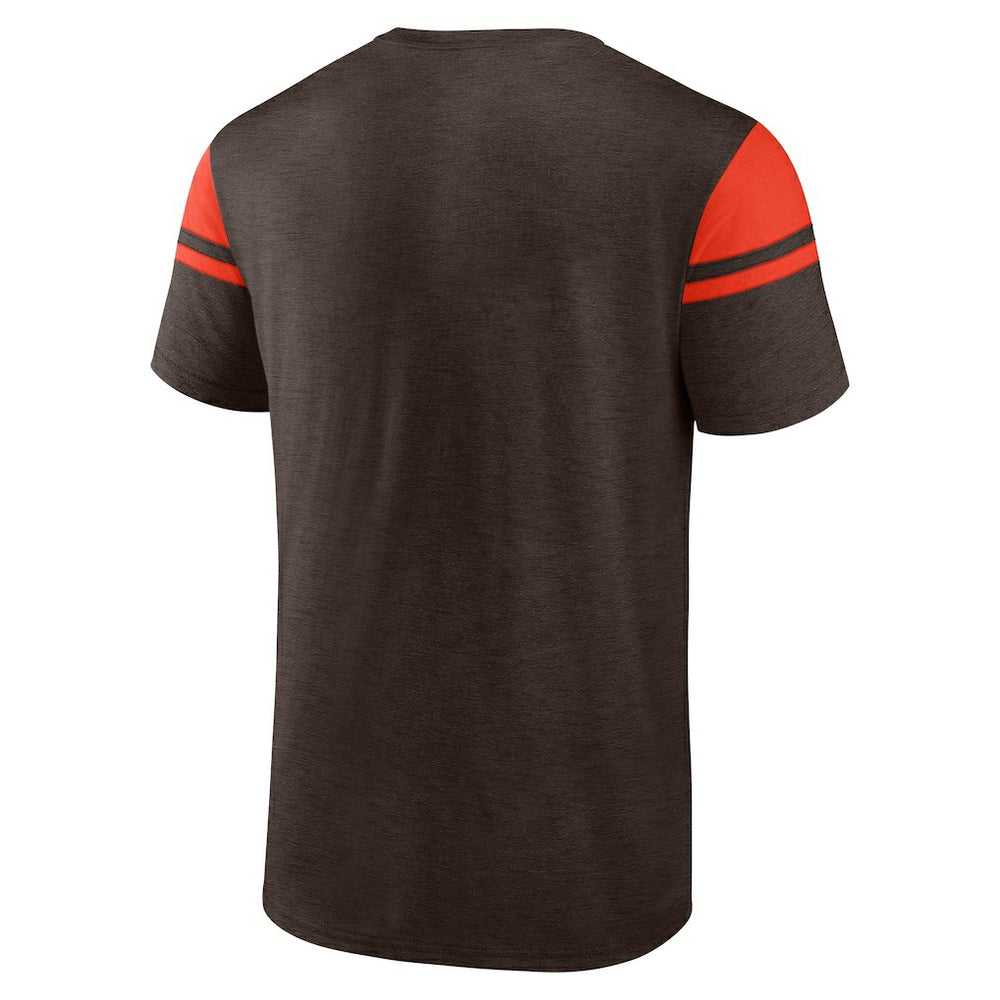 Cleveland Browns Old School Play Slub T-Shirt Brown - Fanatics