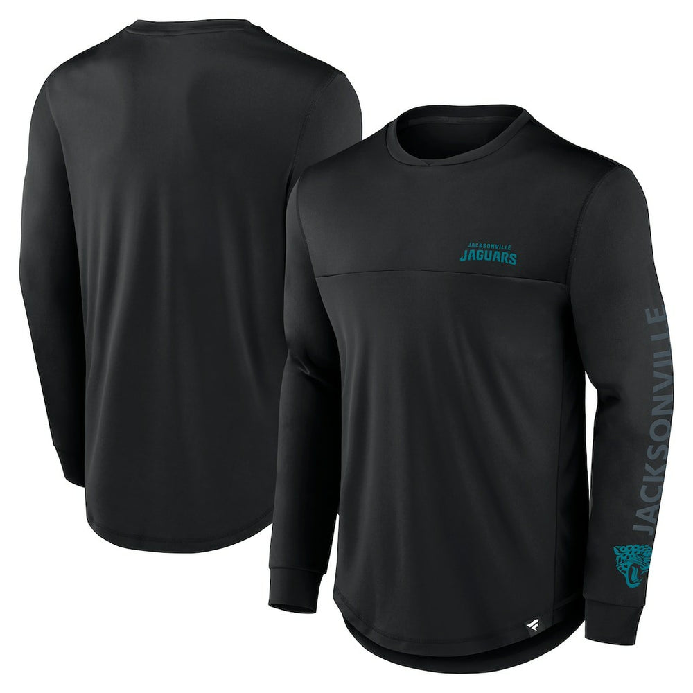 Jacksonville Jaguars Blackout Long Sleeve T-Shirt Black - Fanatics