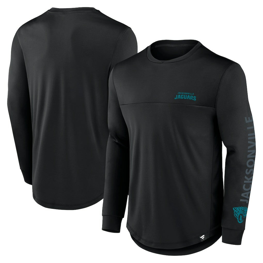 Jacksonville Jaguars Blackout Long Sleeve T-Shirt Black - Fanatics
