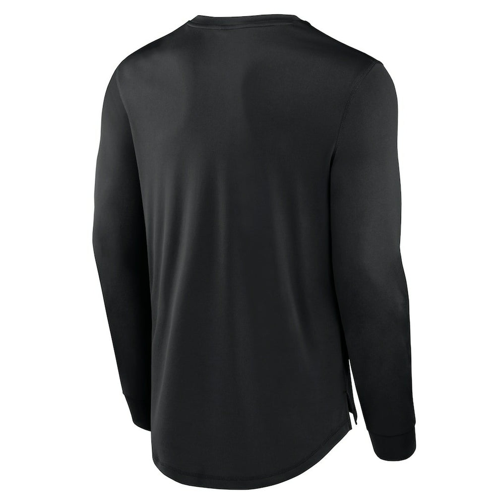 Las Vegas Raiders Blackout Long Sleeve T-Shirt Black - Fanatics