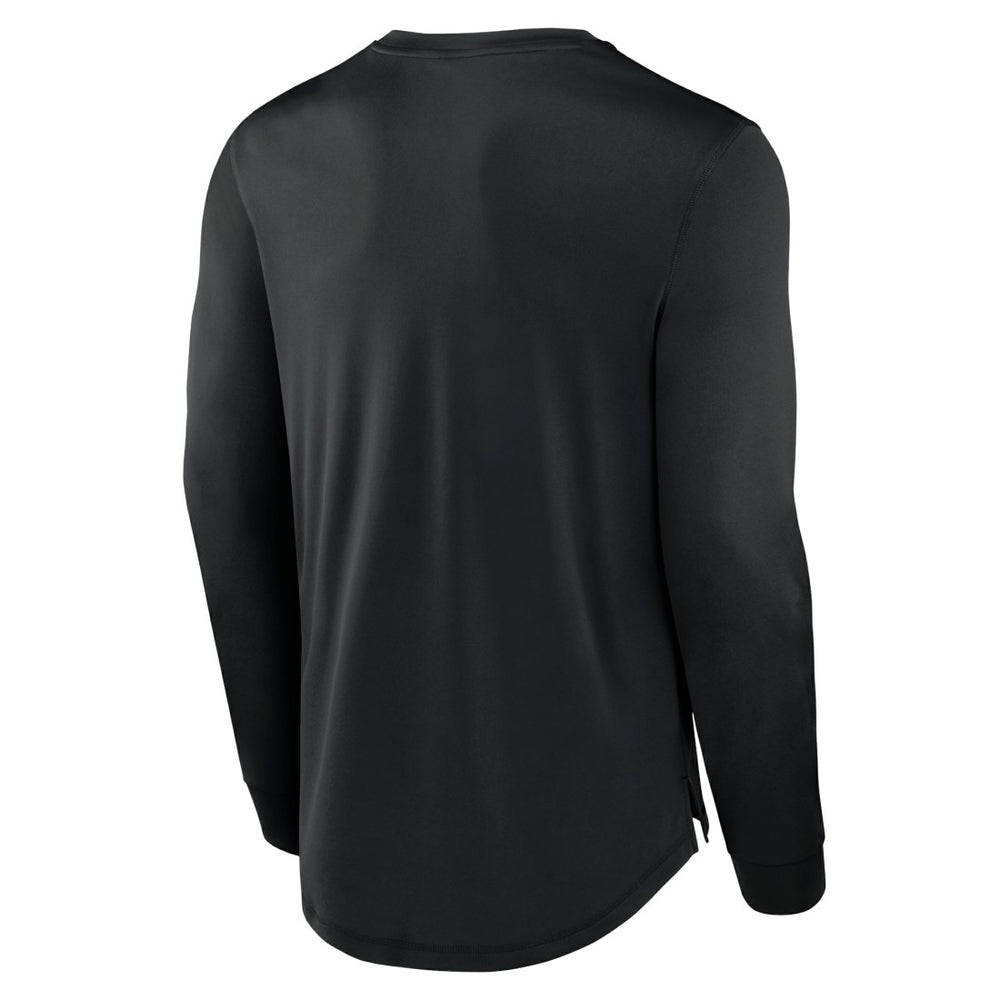 Tennessee Titans Blackout Long Sleeve T-Shirt Black - Fanatics