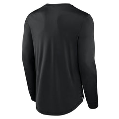 Tennessee Titans Blackout Long Sleeve T-Shirt Black - Fanatics