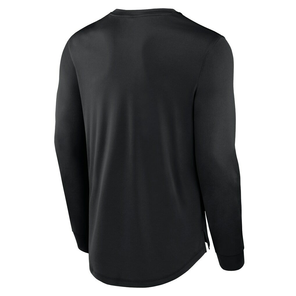Cleveland Browns Blackout Long Sleeve T-Shirt Black - Fanatics