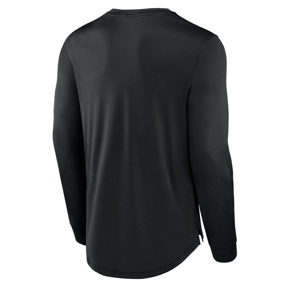 Cleveland Browns Blackout Long Sleeve T-Shirt Black - Fanatics