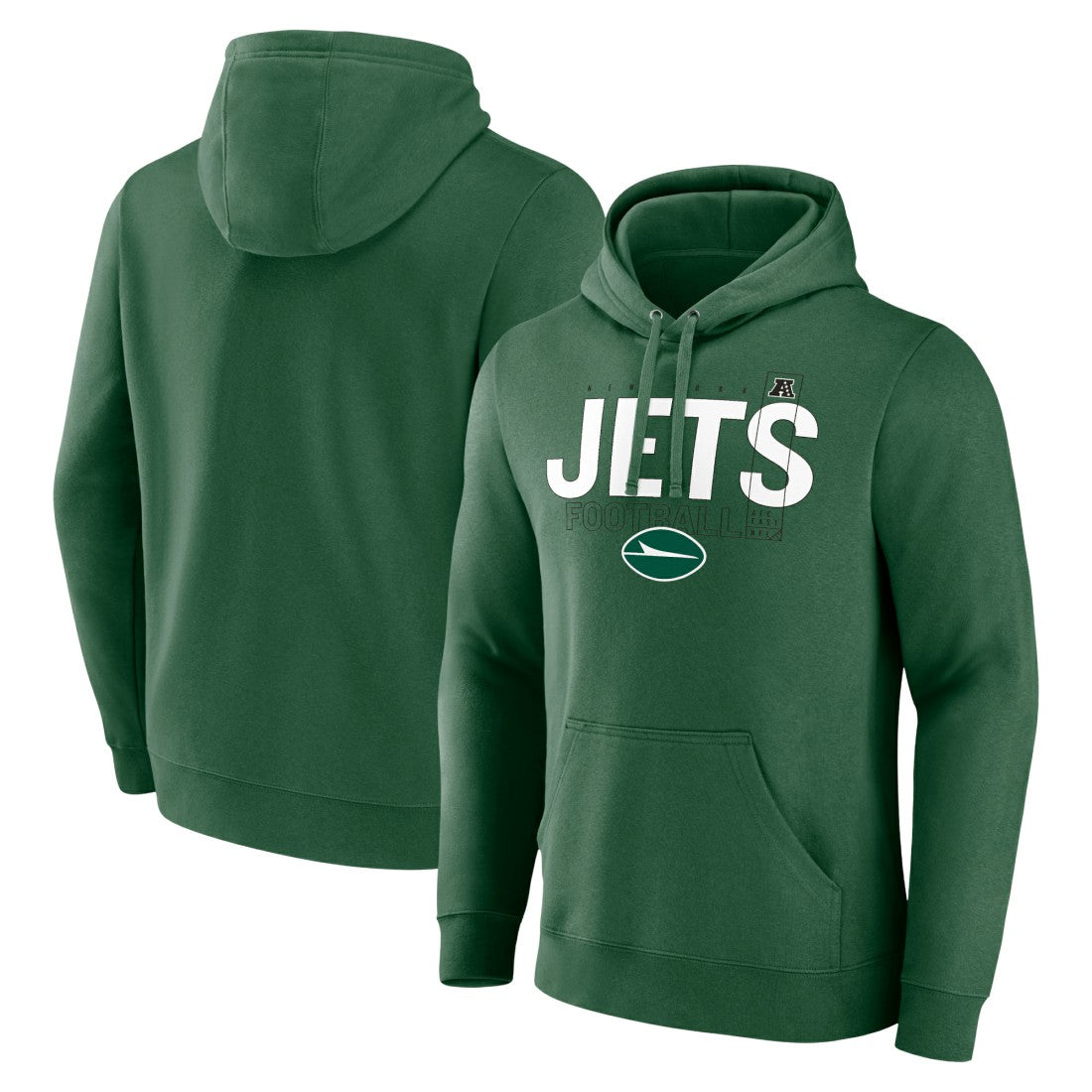 New York Jets Pylon Outline Pullover Hoodie Green - Fanatics