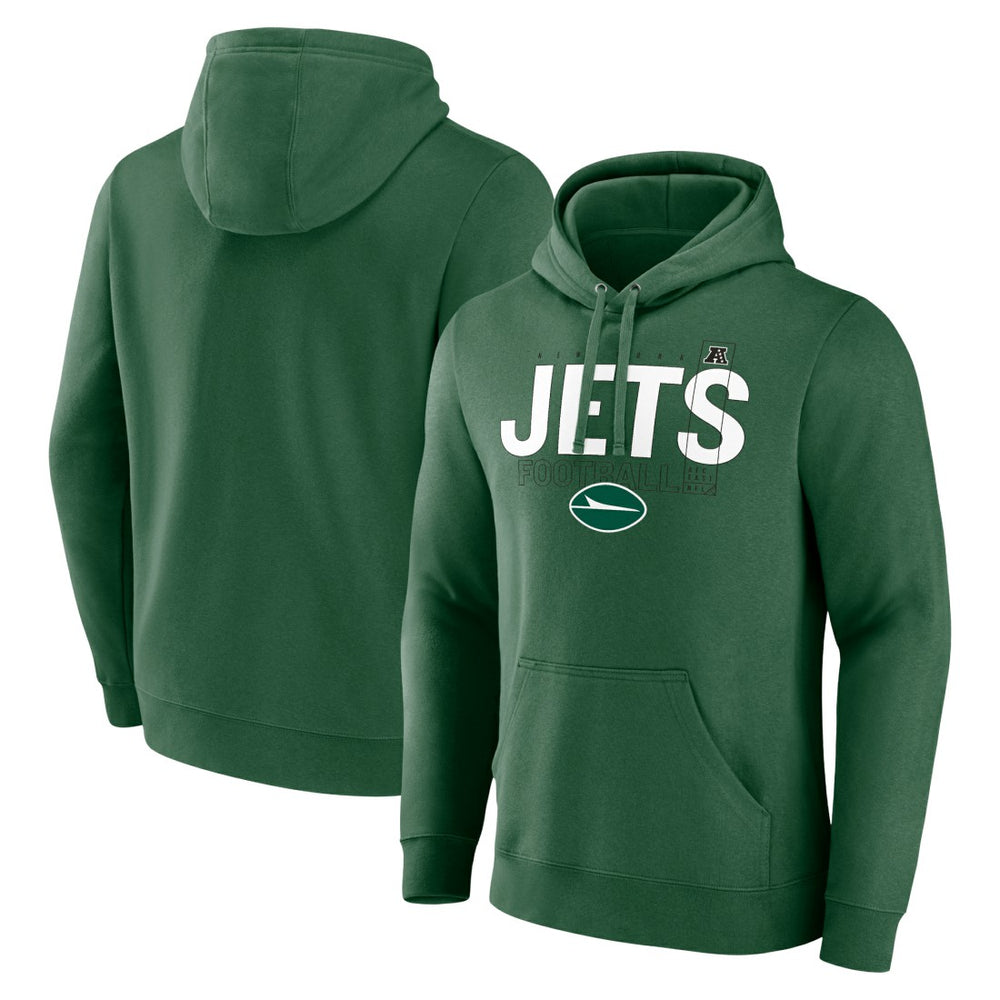 New York Jets Pylon Outline Pullover Hoodie Green - Fanatics