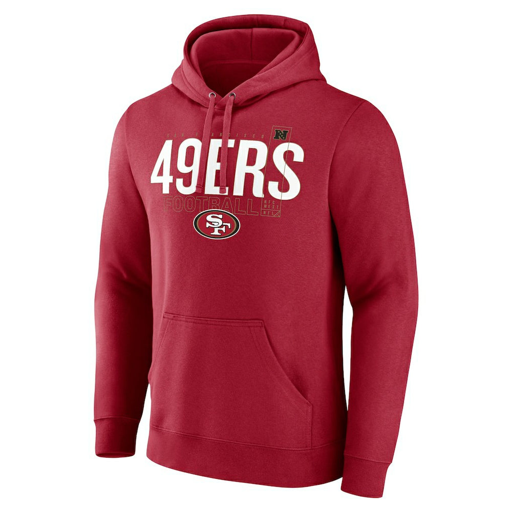 San Francisco 49ers Pylon Outline Pullover Hoodie Scarlet - Fanatics