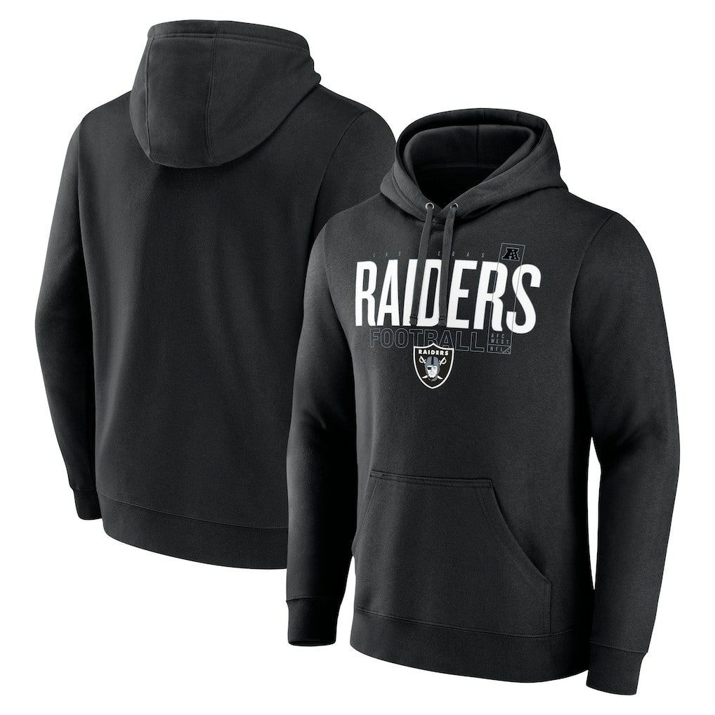 Las Vegas Raiders Pylon Outline Pullover Hoodie Black - Fanatics