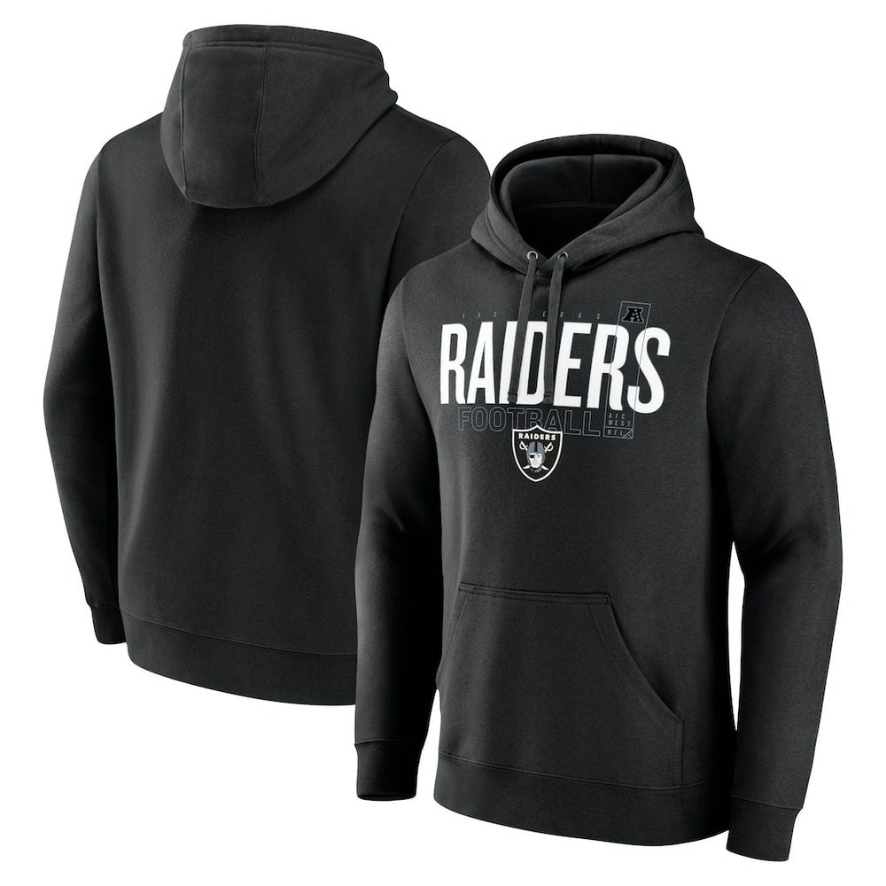 Las Vegas Raiders Pylon Outline Pullover Hoodie Black - Fanatics