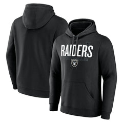 Las Vegas Raiders Pylon Outline Pullover Hoodie Black - Fanatics