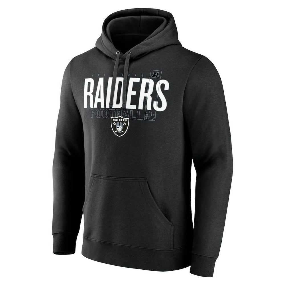 Las Vegas Raiders Pylon Outline Pullover Hoodie Black - Fanatics