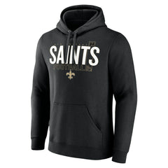 New Orleans Saints Pylon Outline Pullover Hoodie Black - Fanatics