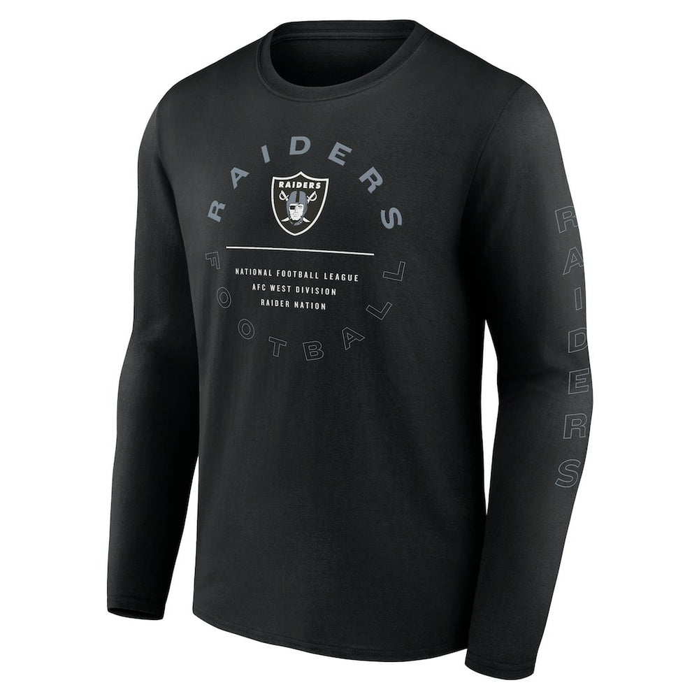 Las Vegas Raiders Stat Sheet Long Sleeve T-Shirt Black - Fanatics