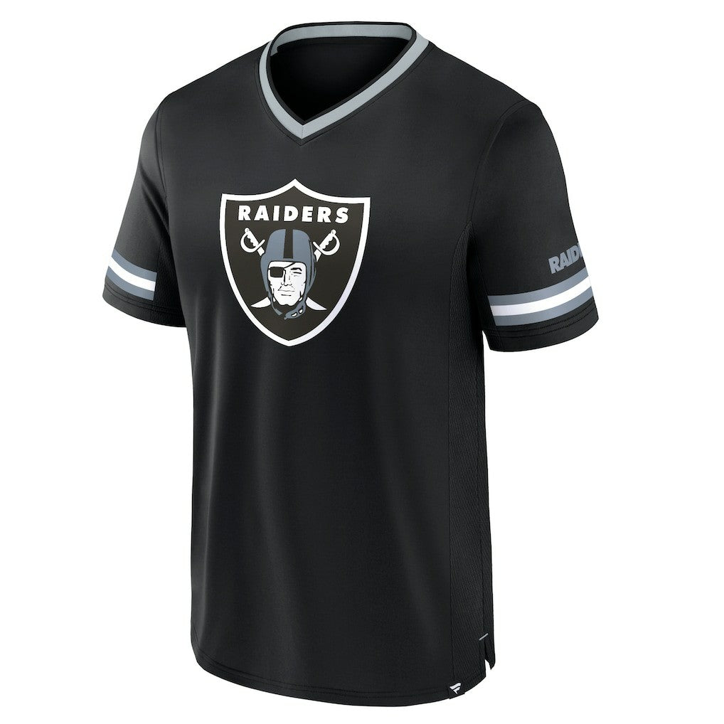 Las Vegas Raiders Stripe Stacking T-Shirt Black - Fanatics