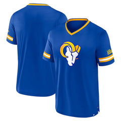 Los Angeles Rams Stripe Stacking T-Shirt Royal - Fanatics
