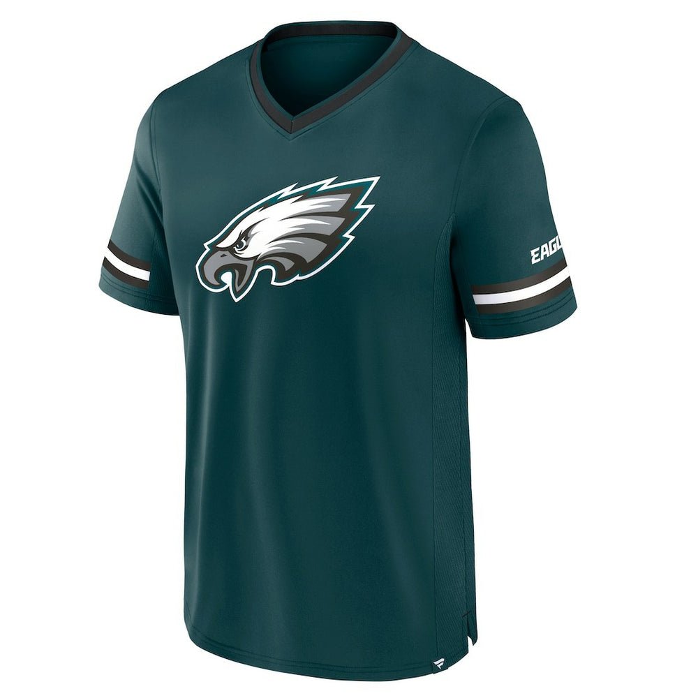 Philadelphia Eagles Stripe Stacking T-Shirt Midnight Green - Fanatics