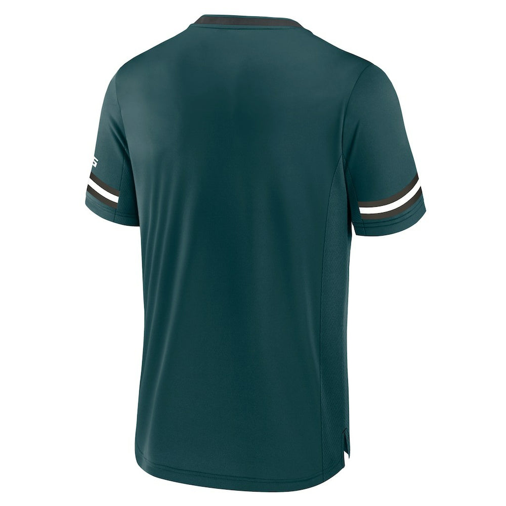 Philadelphia Eagles Stripe Stacking T-Shirt Midnight Green - Fanatics