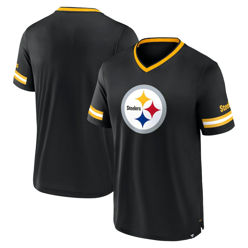 Pittsburgh Steelers Stripe Stacking T-Shirt Black - Fanatics