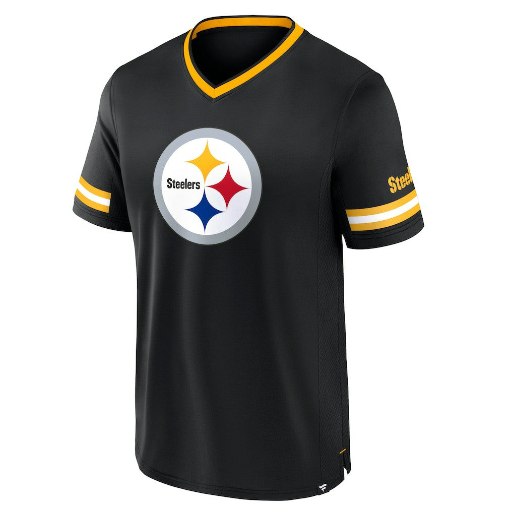 Pittsburgh Steelers Stripe Stacking T-Shirt Black - Fanatics