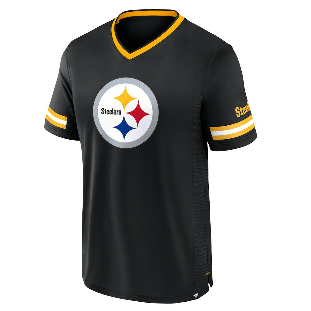 Pittsburgh Steelers Stripe Stacking T-Shirt Black - Fanatics
