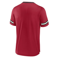 San Francisco 49ers Stripe Stacking T-Shirt Scarlet - Fanatics